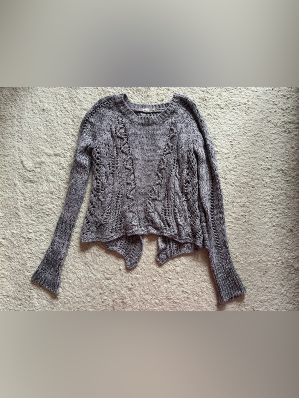 illa illa backless knit sweater
